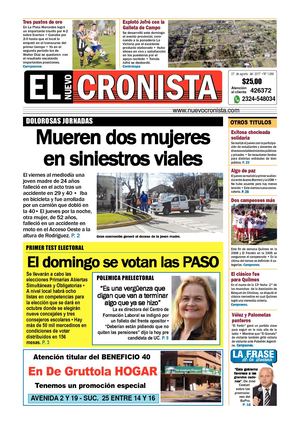 El Nuevo Cronista 07 08 2017