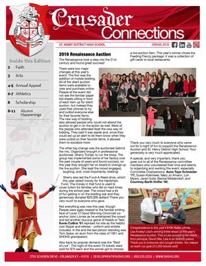 SHDHS Newsletter Summer 2016