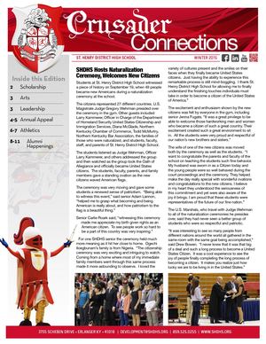 SHDHS Newsletter Winter 2015