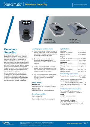 Détacheur Super Tag MKAMK 1000 Sensormatic Alrytech