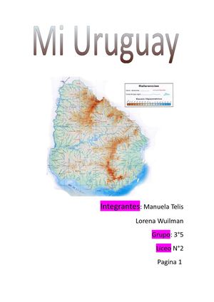 Mi Uruguay Geografia Telis Y Wuilman 3°5