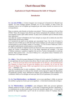 Charh Oussoul 6 (Cheykh Al Outhaymin)