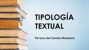 Tipología Textual Tdescriptivo