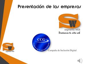 Presentación de la empresa Segmento Web