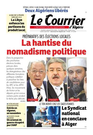 Le Courrier D'Algérie Du Lundi 14 Août 2017