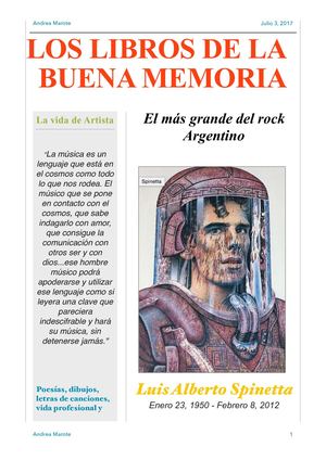 Revista Spinetta