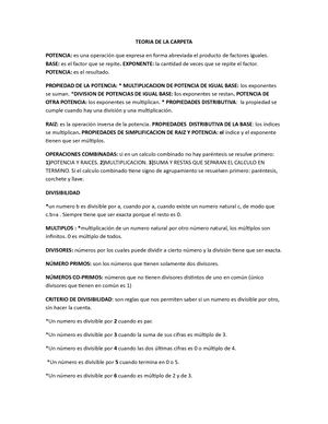 Resumen Final Matematica