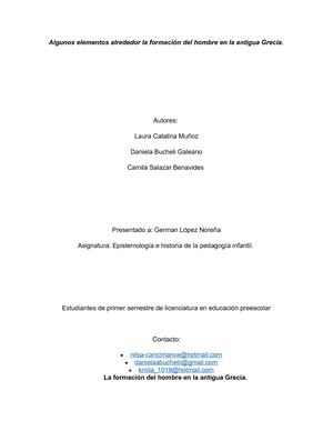 La Paidei Y La Formaciòn Del Hombre Trabajo