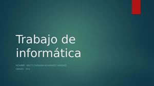 Trabajo De Informática