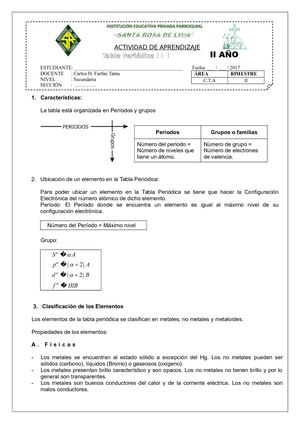 Tabla Periodica De Elementos (Parte 3)