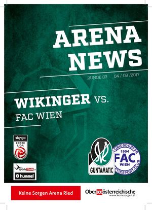 Arena News - Wikinger vs. FAC Wien