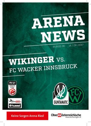 Arena News - Wikinger vs. FC Wacker Innsbruck