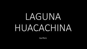 Laguna Huacachina