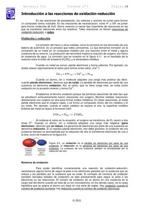 2016 Reacciones De óXido Reducción