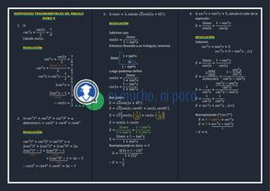 Identidades Trigonometricas Del ÁNgulo Doble Ii
