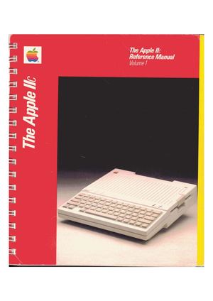 Calaméo - Ref The Apple IIc Reference Manual Vol 1