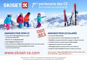 SKISET.COM / OFFRE CE / CODE PARTENAIRE