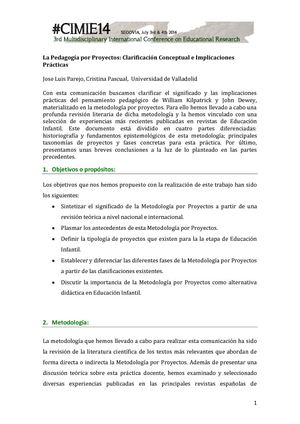 Metodologia De Proyectos Kilpatrick