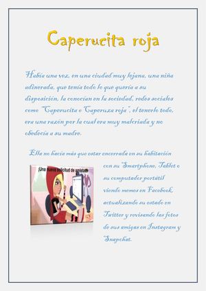 CUENTO CAPERUCITA