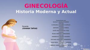 Historia De La Ginecologia