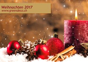 Greendeco.ch - Weihnachten 2017
