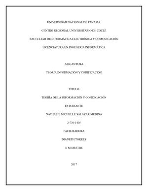 Teoria De La Codificacion