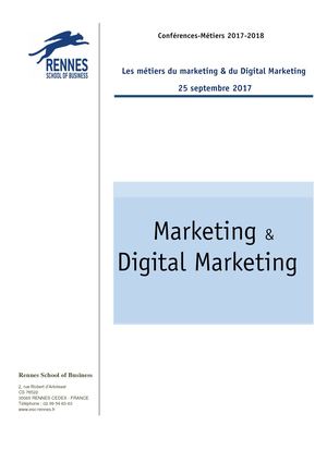 Marketing & Marketing Digital 2017-2018