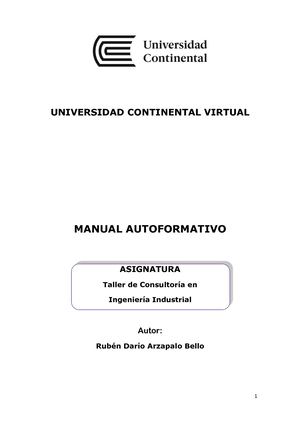 A0454 Taller De Consultoría En Ingeniería Industrial