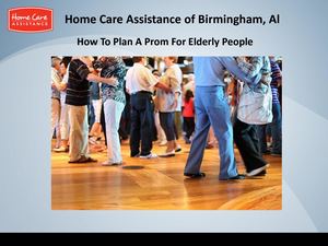 How To Plan A Prom For Elderly People