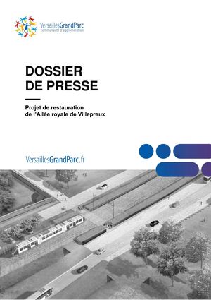 Dossier de presse : Projet de restauration de l’Allée royale de Villepreux