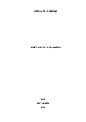 HISTORIA DE LA MEDICINA