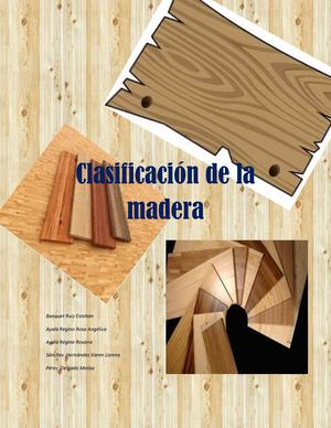 Clasificación De La Madera