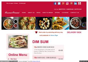 Dim Sum Online Menu Gourmet Oriental London Pdf