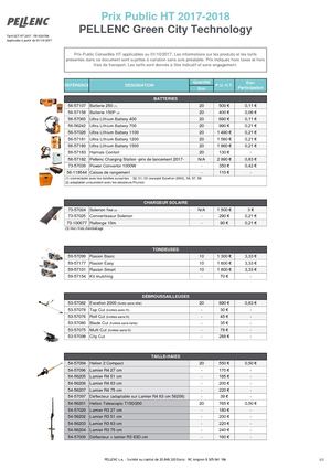 Prix Public Gct 2017 2018