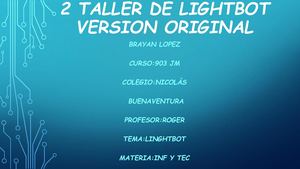 taller de light bot versión original