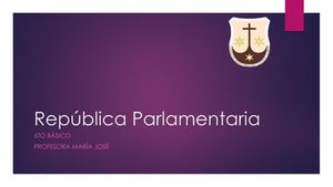 República Parlamentaria
