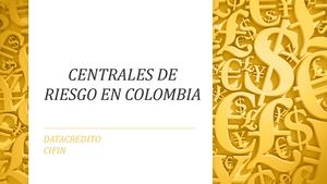 Centrales De Riesgo En Colombia