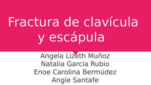 Fractura De Escápula Y Clavícula