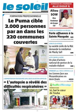 EDITION DU 26-27 AOUT 2017