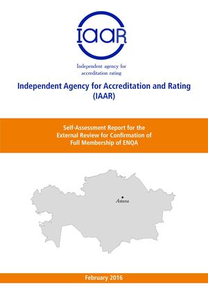 Iaar Self Evaluation Report For The External Review For Confirmation Of Full Membership Of Enqa (1)