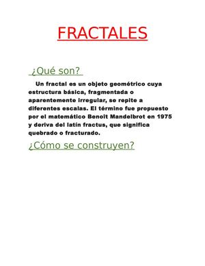 Fractales.N°1