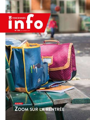 VINCENNES INFO N° 736 (SEPTEMBRE 2017)
