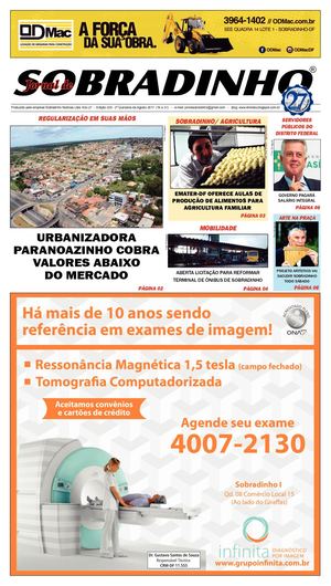 Jornal Sobradinho Edição 329 2ª Quinzena Ago