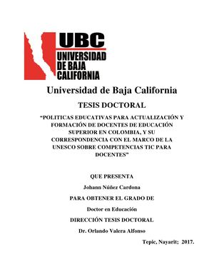 Tesis Doctoral Johann Nuñez Cardona 2017