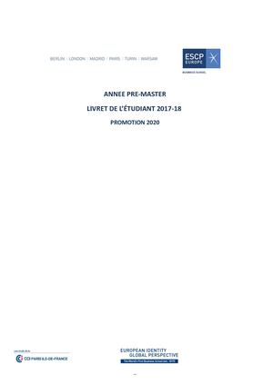 Livret Pmy Promo 2020