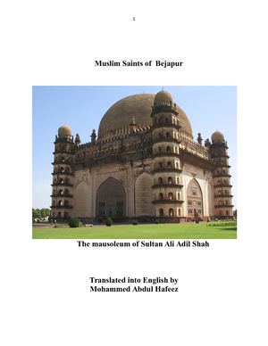 Muslim Saints Of Bejapur
