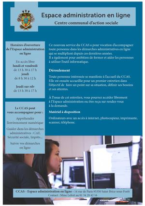 Espace administration en ligne