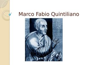 Marco Fabio Quintiliano Oriana