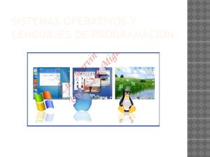 Sistemas Operativos y lenguajes de programación