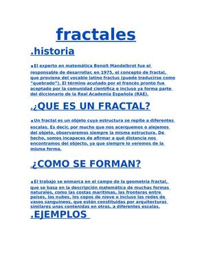 Fractales.N°2
